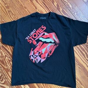 Black Rolling Stones T-Shirt
